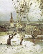 Alexei Savrasov The Rooks Have Returned oil painting picture wholesale